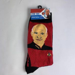 Star Trek Jean Luc Picard Crew Socks 10 11 12